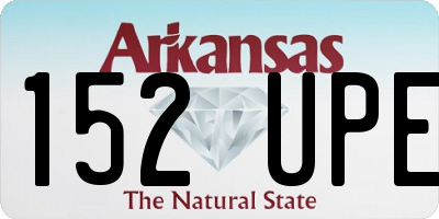 AR license plate 152UPE