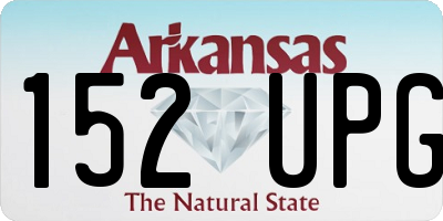 AR license plate 152UPG