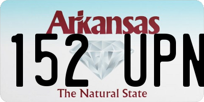 AR license plate 152UPN