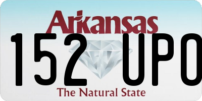 AR license plate 152UPO