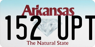 AR license plate 152UPT