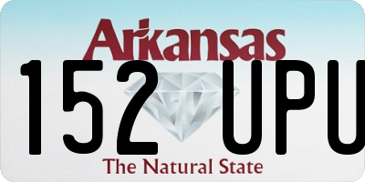 AR license plate 152UPU