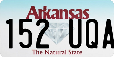 AR license plate 152UQA