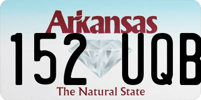 AR license plate 152UQB