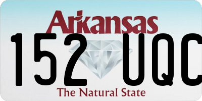 AR license plate 152UQC