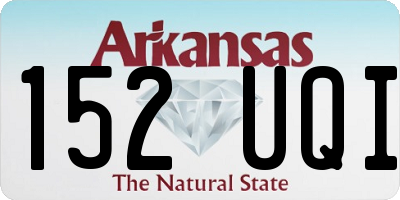 AR license plate 152UQI