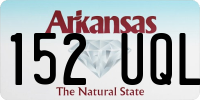 AR license plate 152UQL