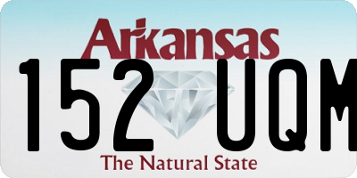 AR license plate 152UQM