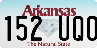 AR license plate 152UQO
