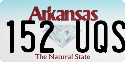 AR license plate 152UQS
