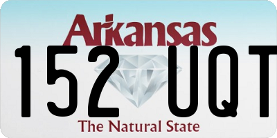 AR license plate 152UQT
