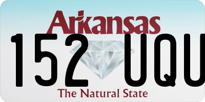 AR license plate 152UQU