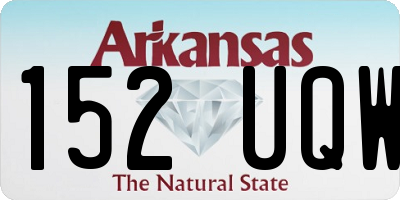 AR license plate 152UQW
