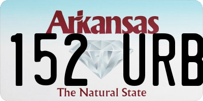 AR license plate 152URB