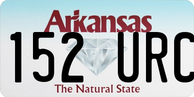 AR license plate 152URC