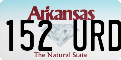AR license plate 152URD
