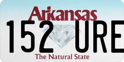 AR license plate 152URE
