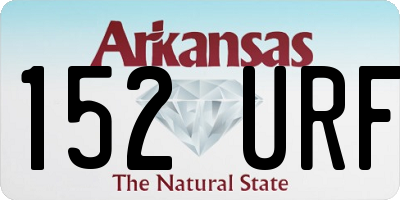 AR license plate 152URF