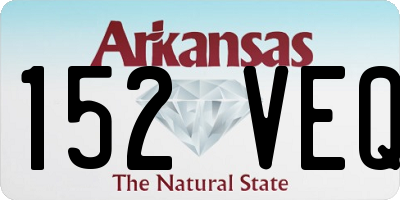 AR license plate 152VEQ