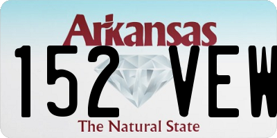 AR license plate 152VEW