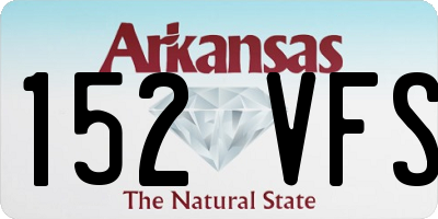 AR license plate 152VFS