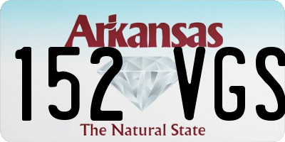 AR license plate 152VGS