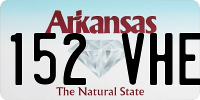 AR license plate 152VHE