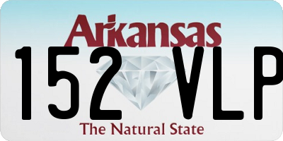 AR license plate 152VLP