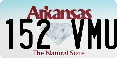 AR license plate 152VMU