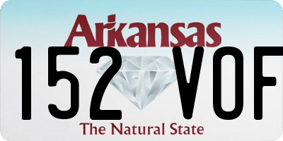 AR license plate 152VOF