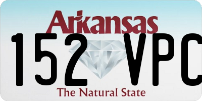 AR license plate 152VPC