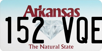AR license plate 152VQE