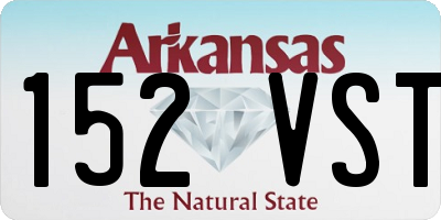 AR license plate 152VST