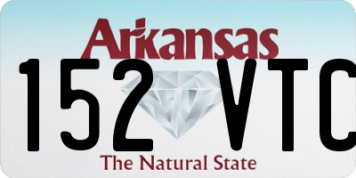 AR license plate 152VTC