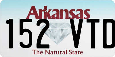 AR license plate 152VTD
