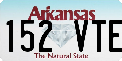 AR license plate 152VTE