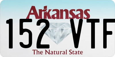 AR license plate 152VTF