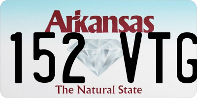 AR license plate 152VTG