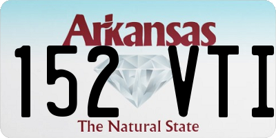 AR license plate 152VTI