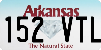 AR license plate 152VTL