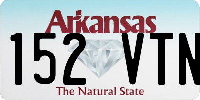 AR license plate 152VTN