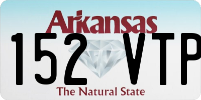 AR license plate 152VTP