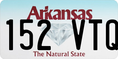 AR license plate 152VTQ