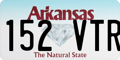 AR license plate 152VTR