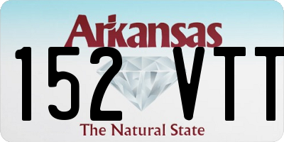 AR license plate 152VTT