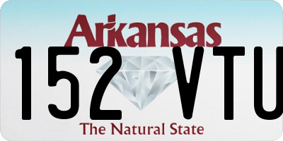 AR license plate 152VTU