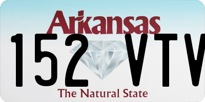 AR license plate 152VTV