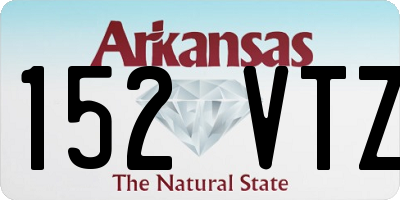 AR license plate 152VTZ