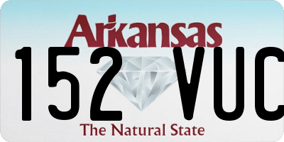 AR license plate 152VUC
