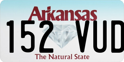 AR license plate 152VUD